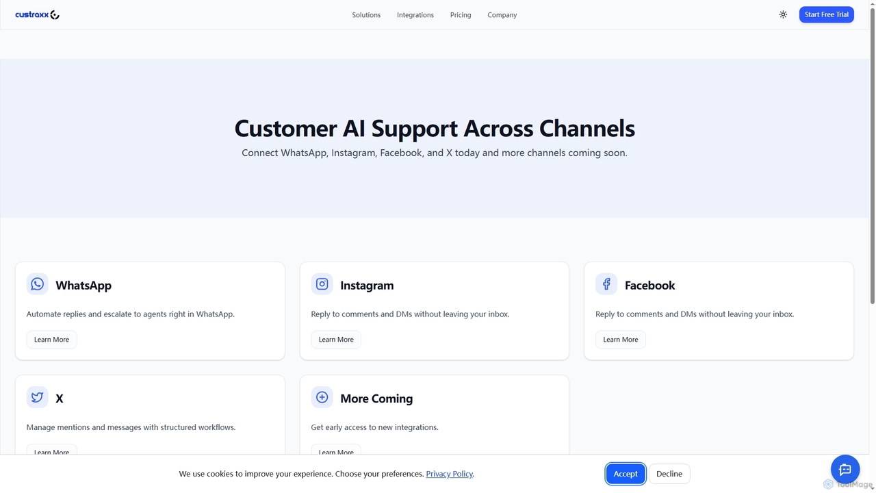 Custraxx | AI-Powered Customer Support for Custraxx