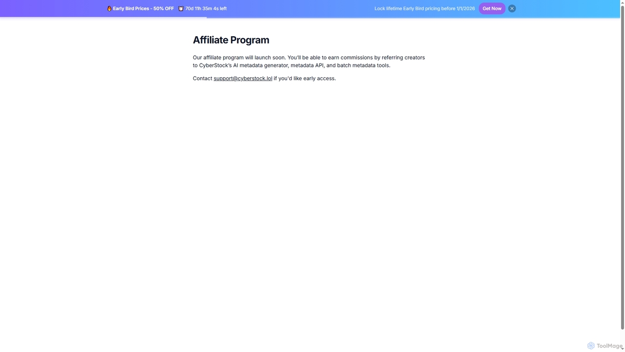CyberStock | AI Metadata Generator for Adobe Stock, Shutterstock & Getty for CyberStock
