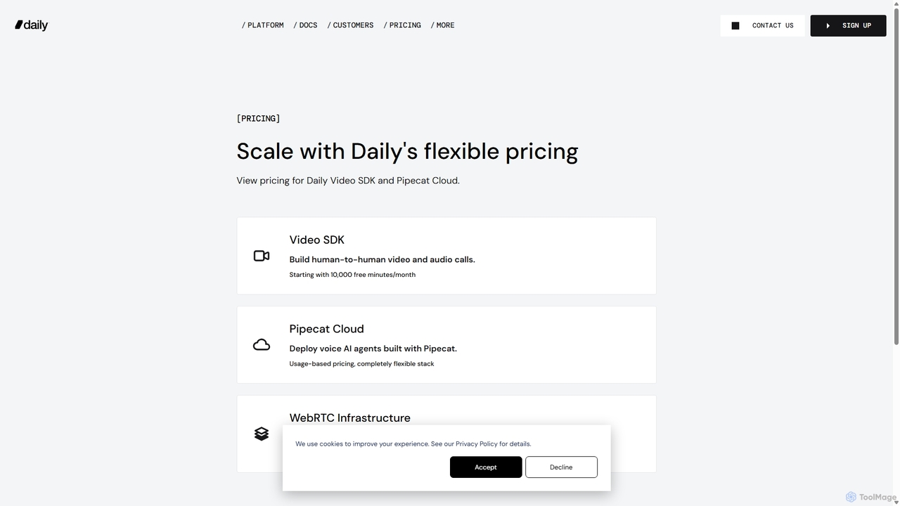 Pricing - Daily for Daily
