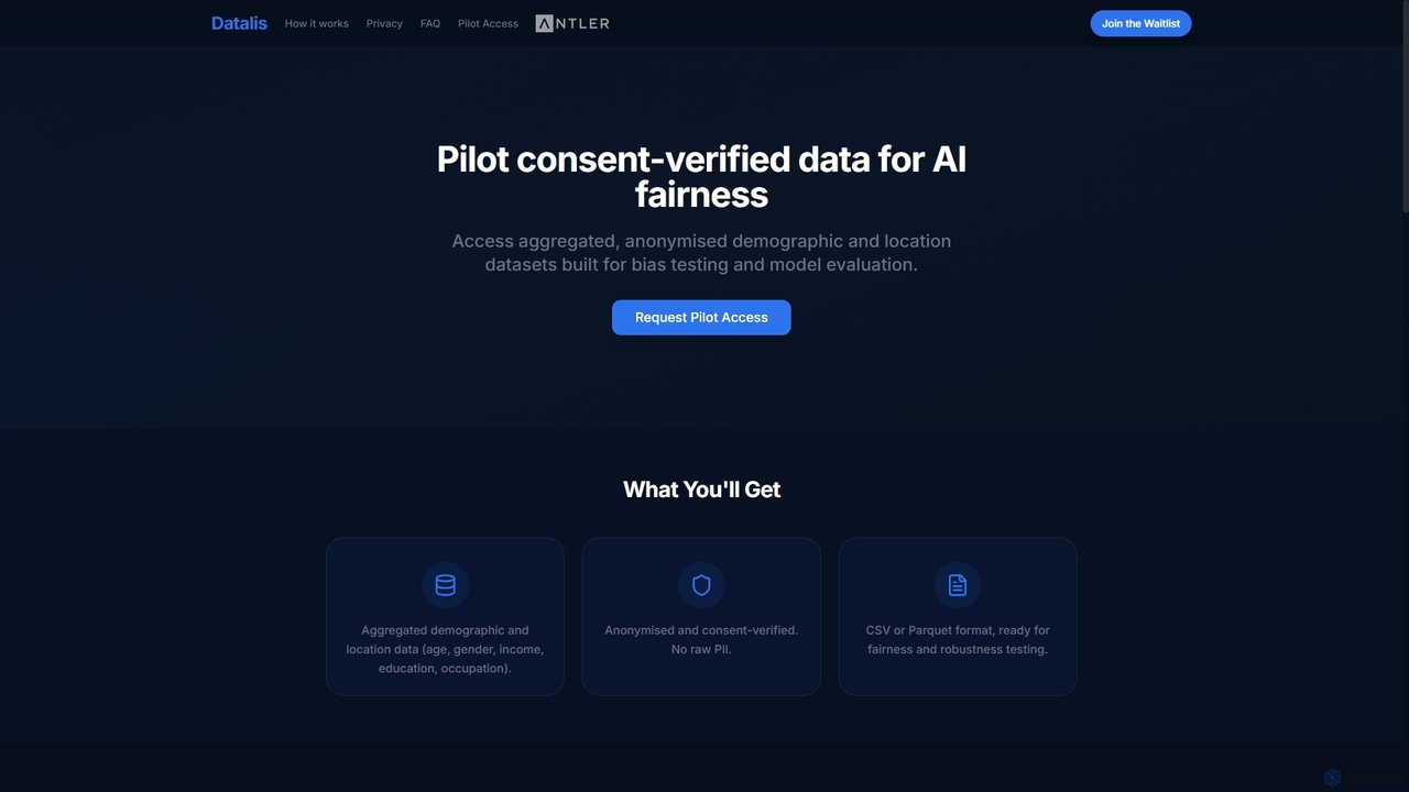 Datalis - Get paid for your data, safely for Datalis