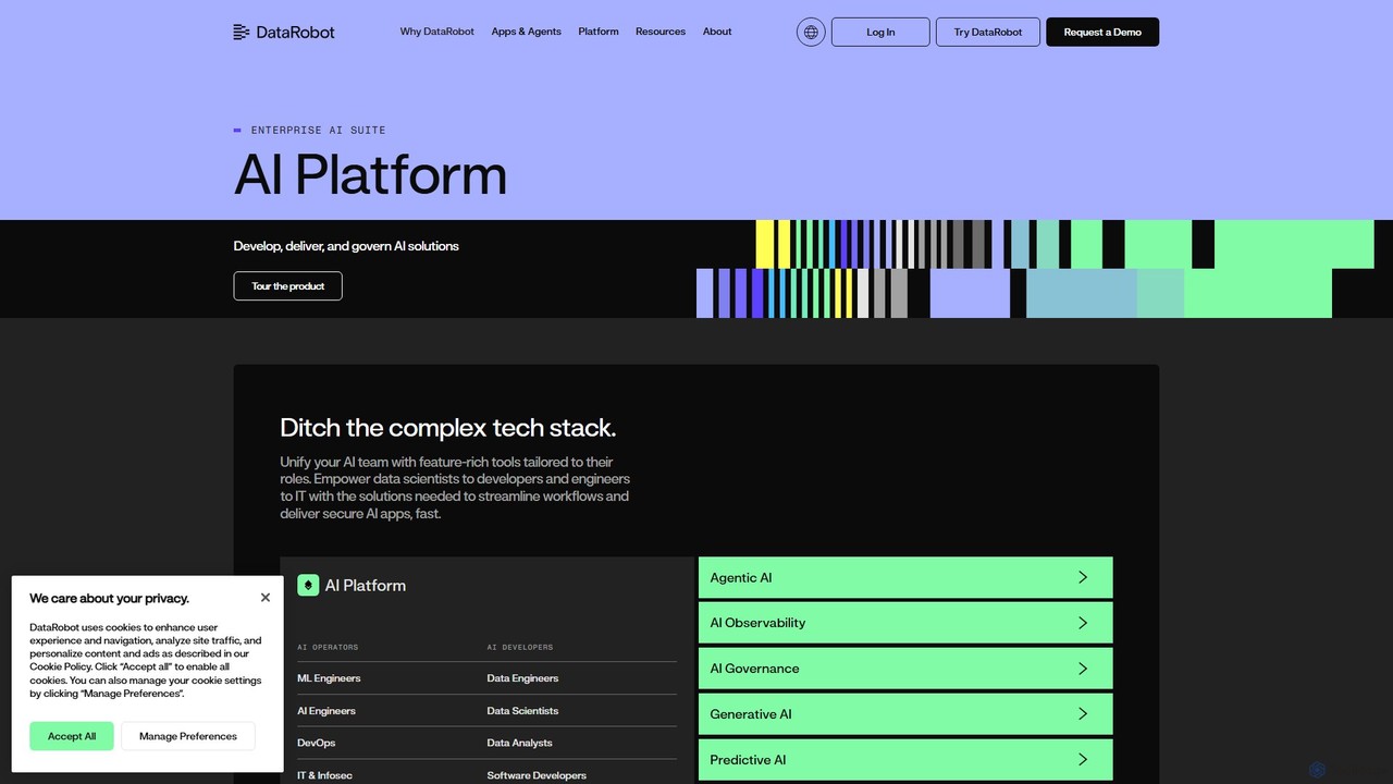 DataRobot AI Platform (formerly Algorithmia)