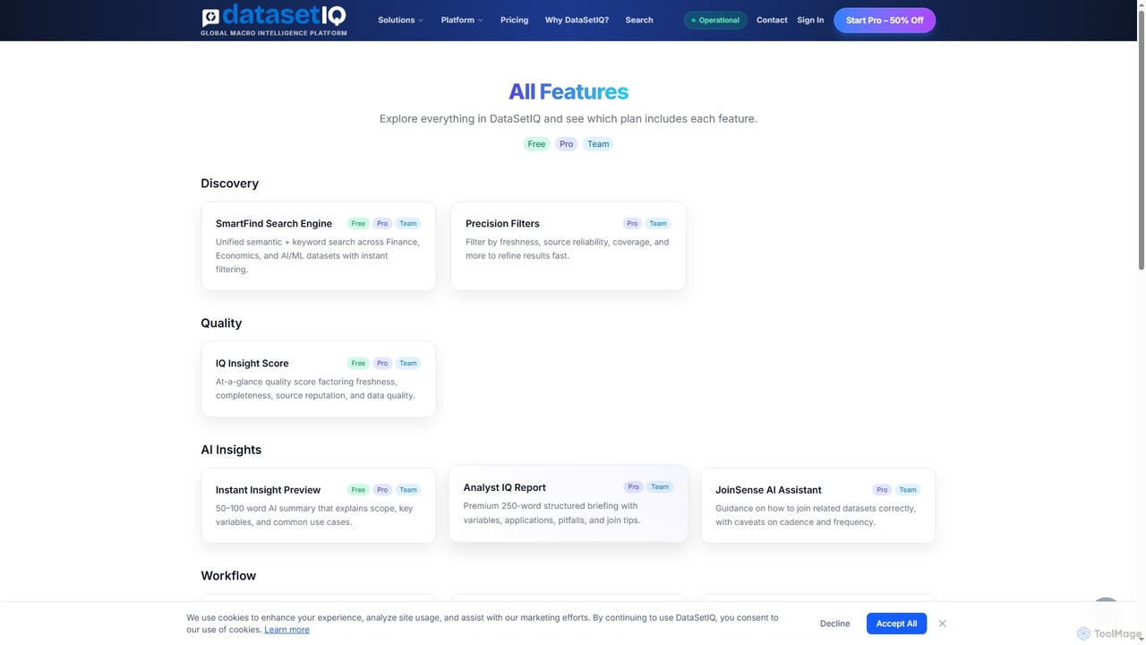 DataSetIQ — Global Macro Data Intelligence Platform for DataSetIQ