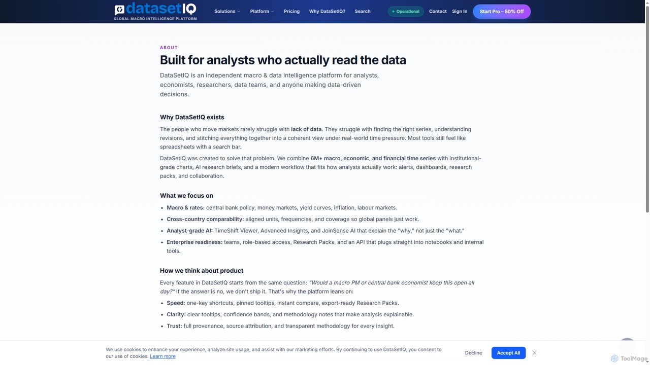 DataSetIQ — Global Macro Data Intelligence Platform for DataSetIQ