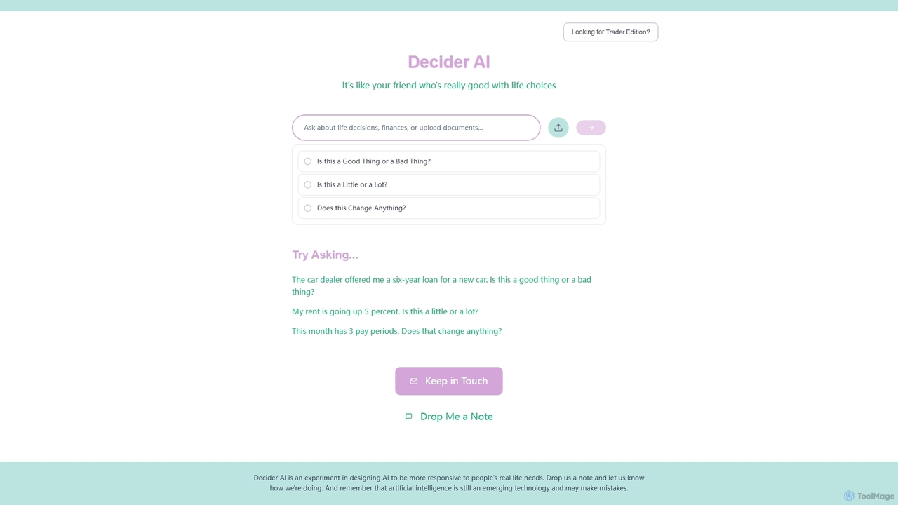 Decider AI