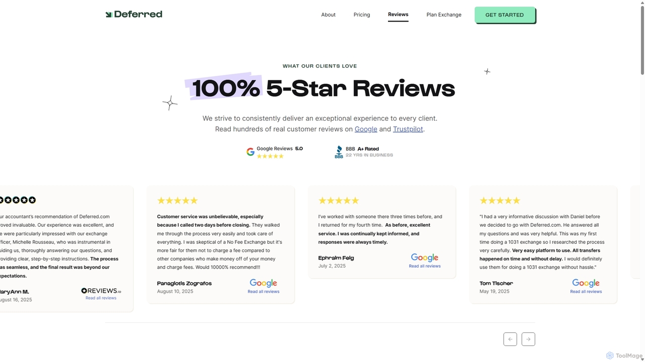 Deferred - Reviews for Deferred