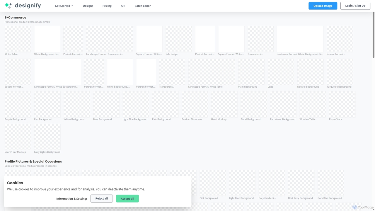 Design Gallery - Designify for Designify