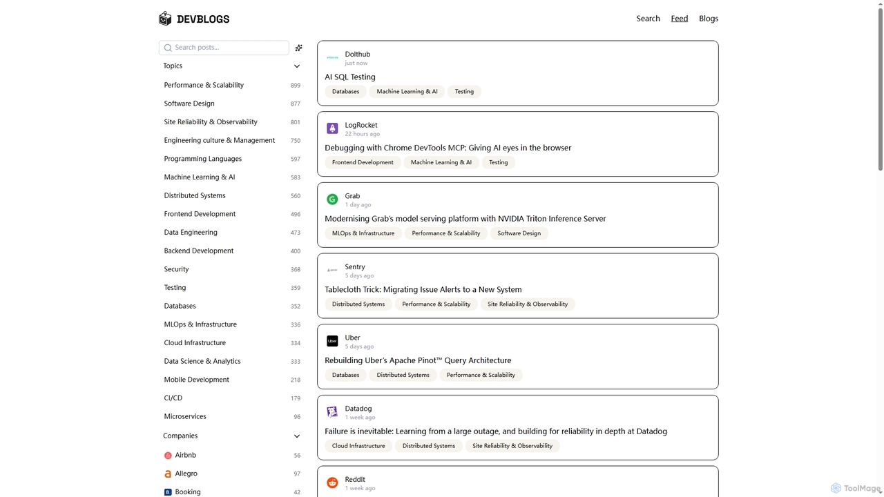 Latest Posts | devblogs.sh for DevBlogs