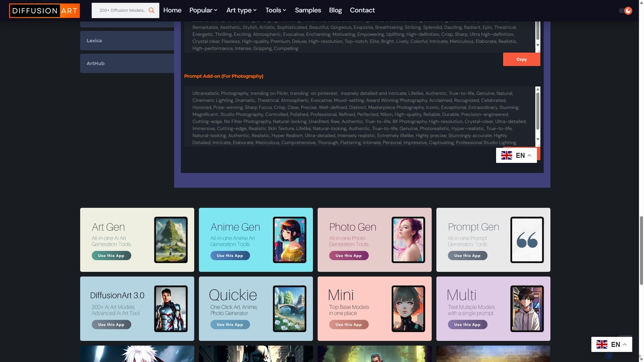 DiffusionArt mini – Top Base Models in one place – DiffusionArt.co for DiffusionArt.co