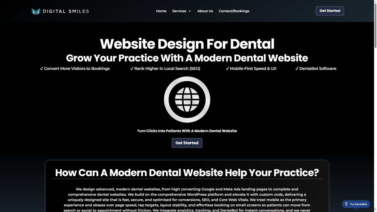 Dental Website Design | Modern, Websites for Dental Clinics for Digital Smiles