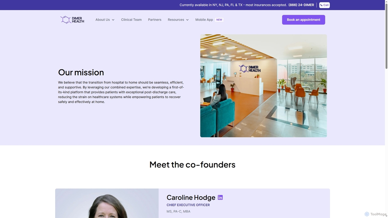Transforming Lives Through Healthcare Innovation for Dimerhealth