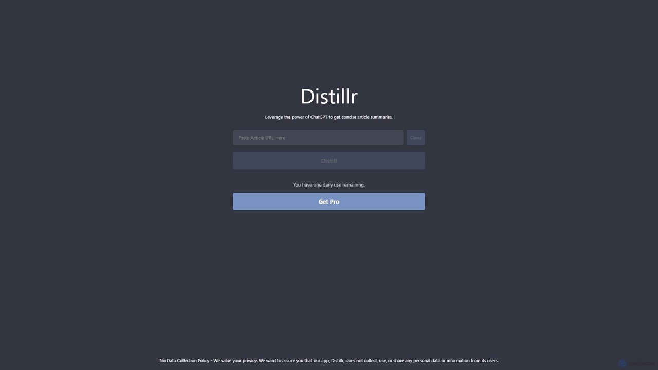 Distillr