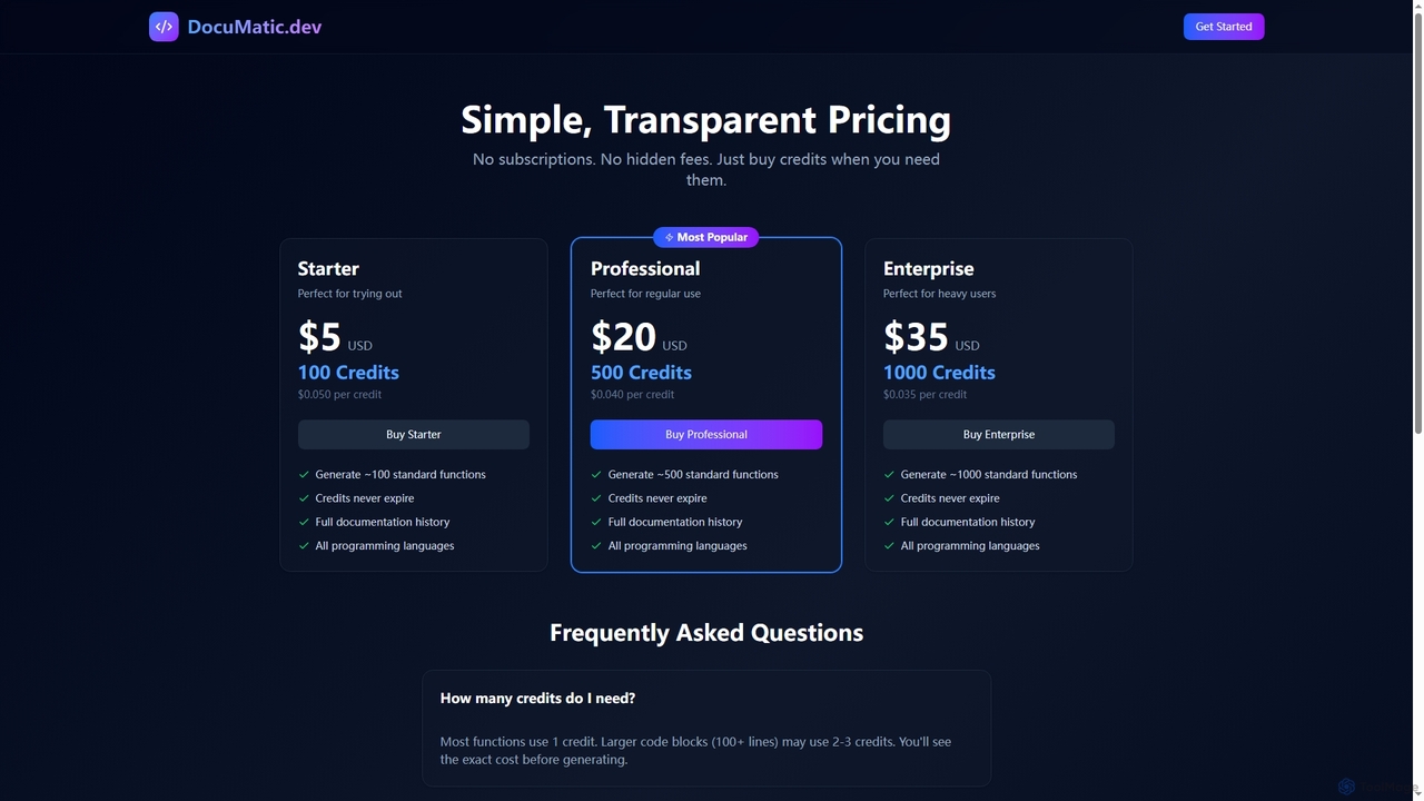 DocuMatic.dev for Documatic