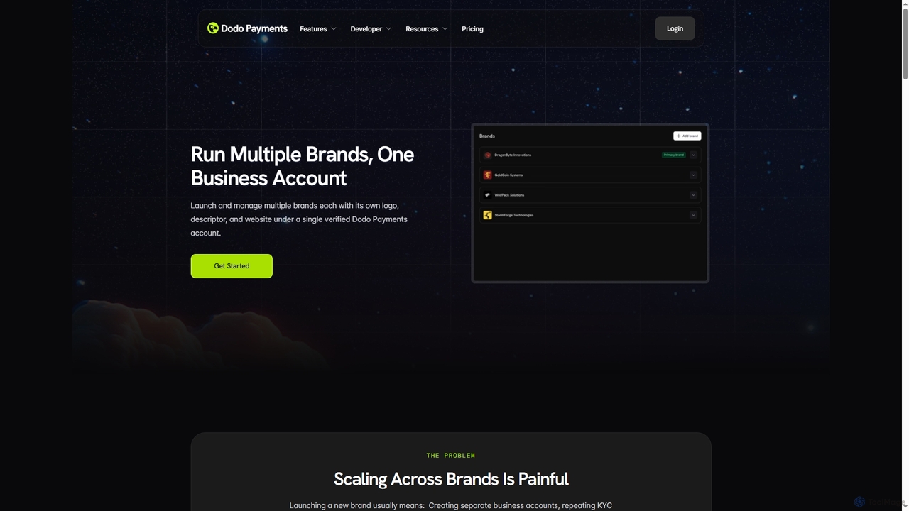 Multi Brand Setup | Dodo Payments for Dodo Payments