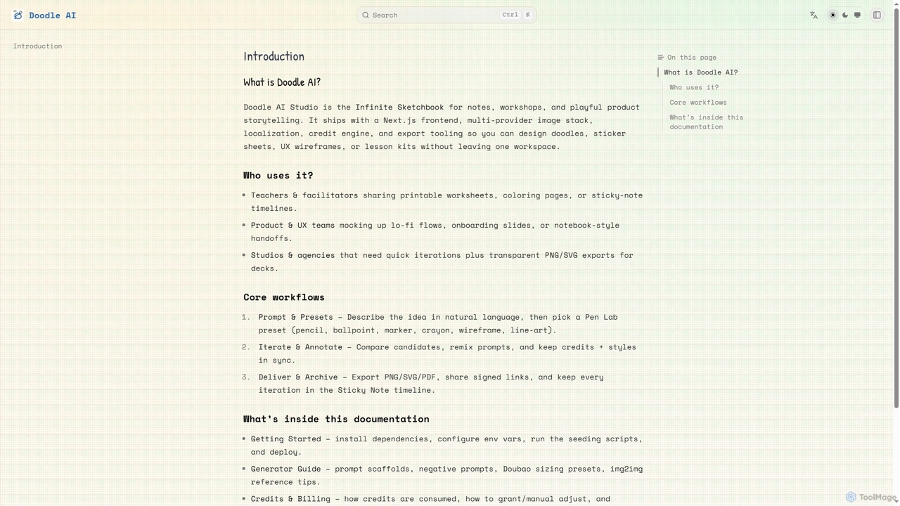 Introduction for Doodle AI