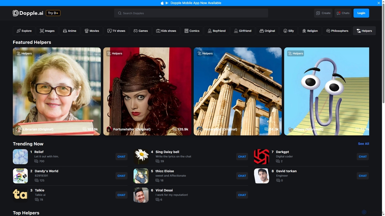 Helpers | Dopple.ai for Dopple.ai