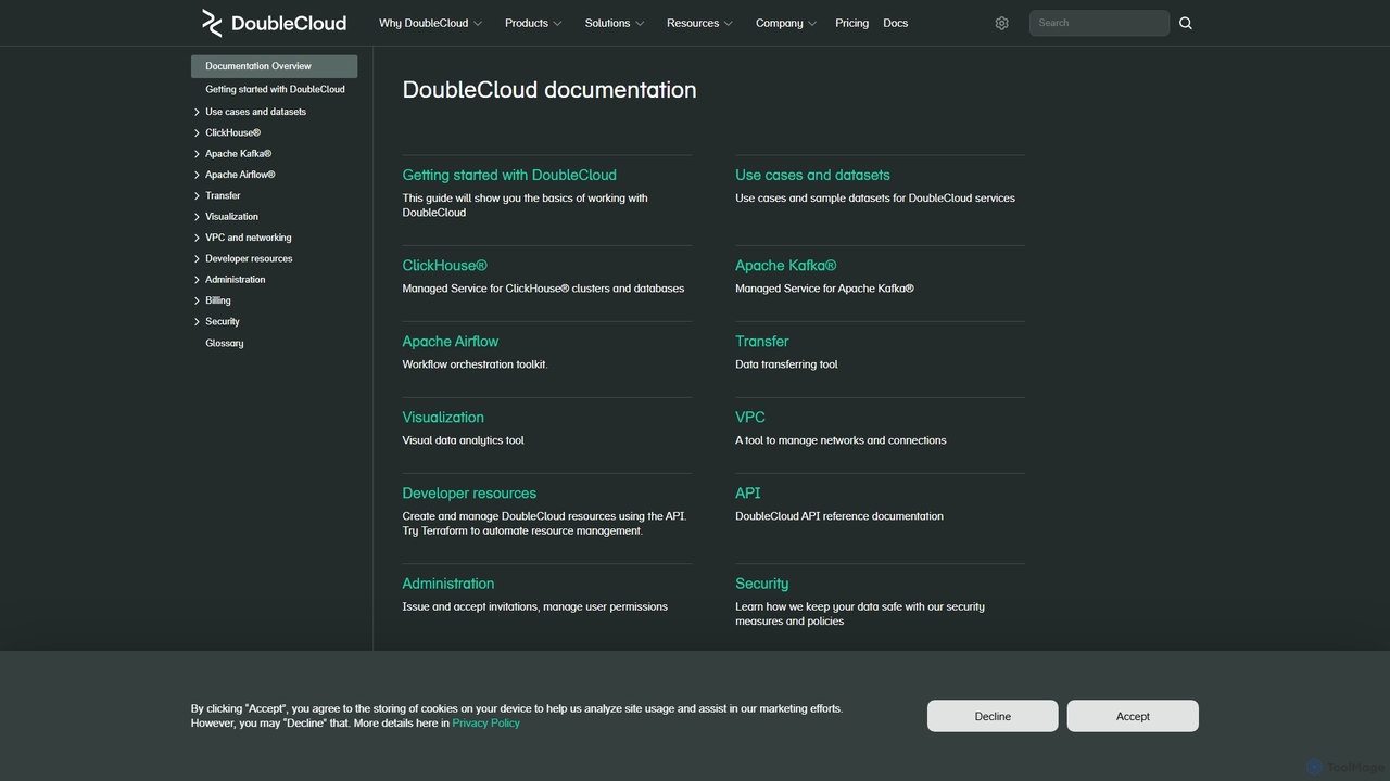 DoubleCloud documentation for DoubleCloud