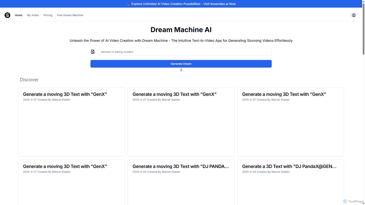 Dream Machine AI