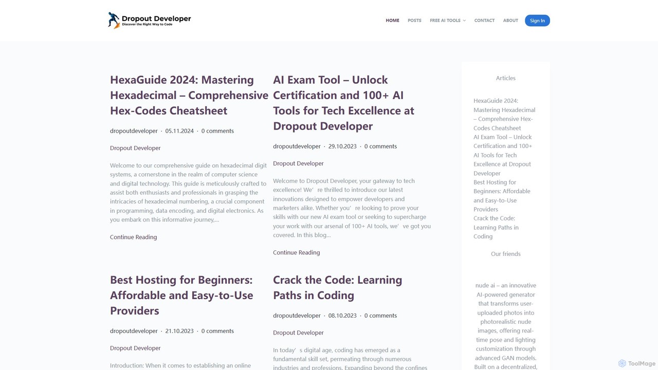 dropoutdeveloper