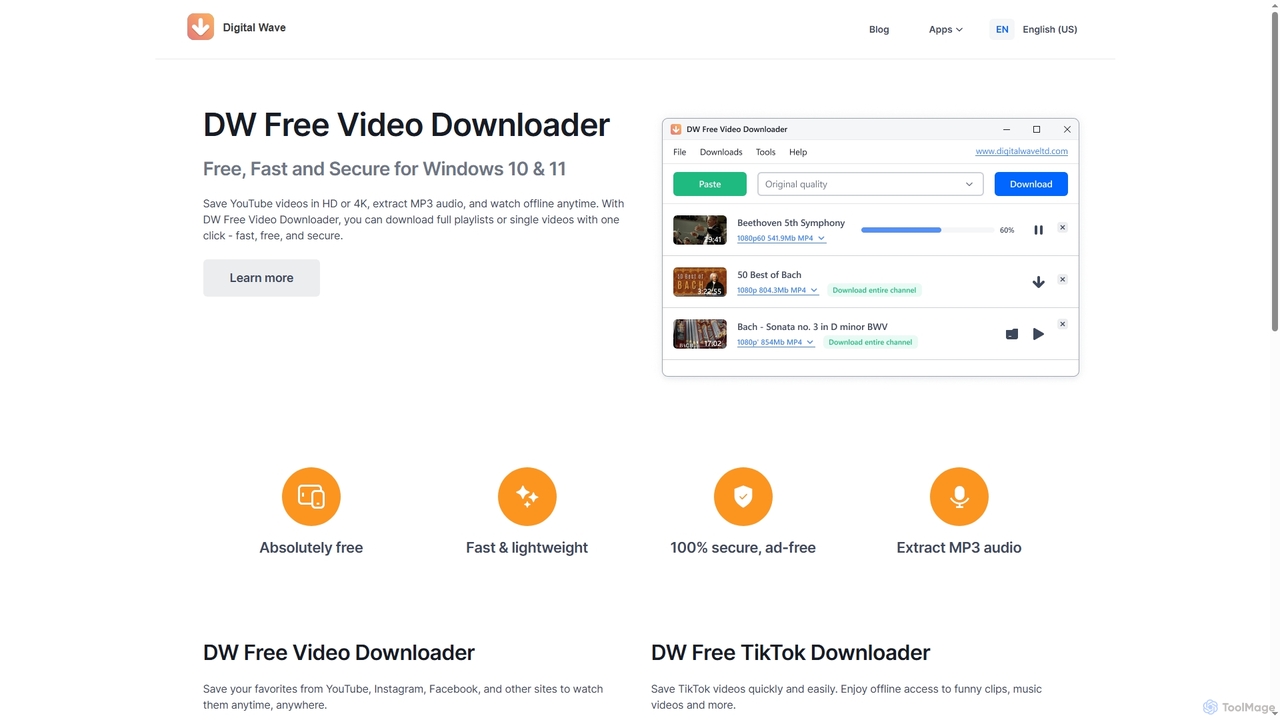 DW Free Video Downloader