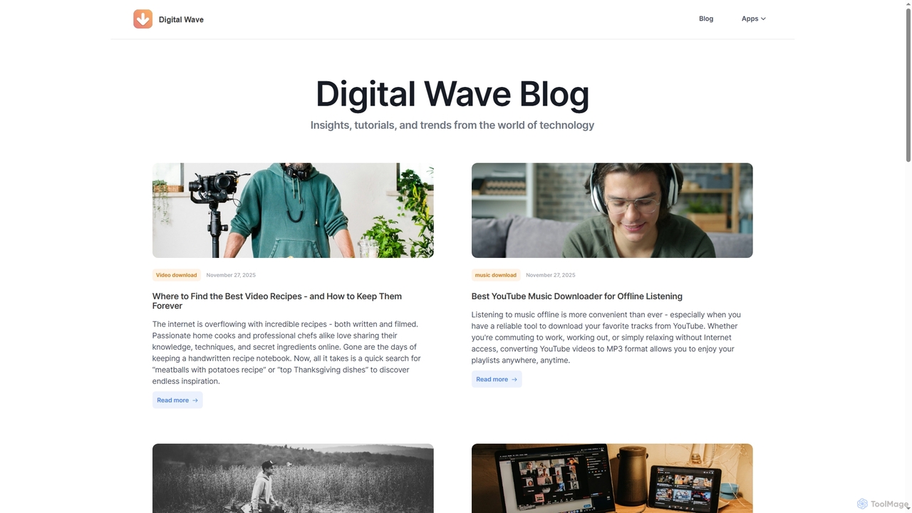 Digital Wave Blog for DW Free Video Downloader