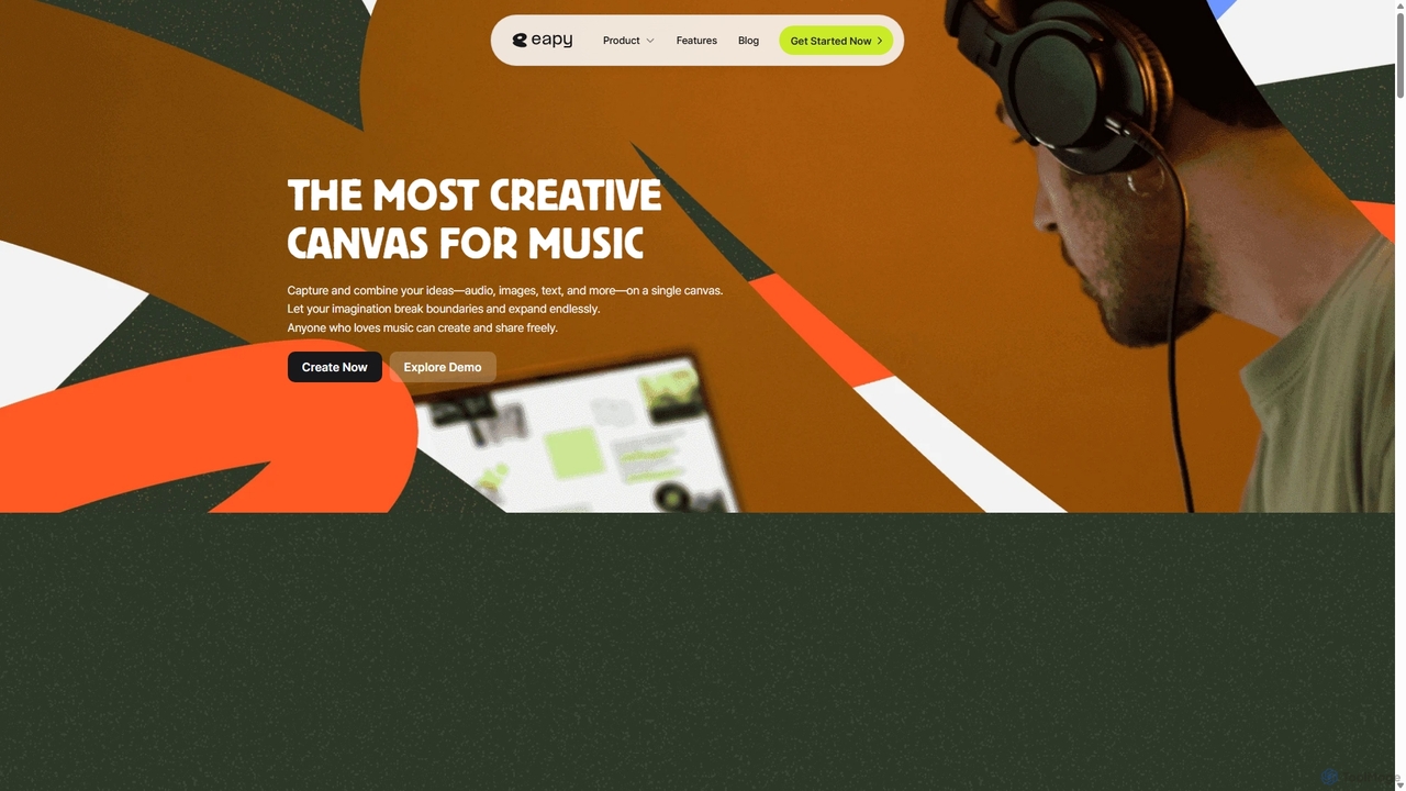 eapy Canvas | My first Canvas for Music for Eapy
