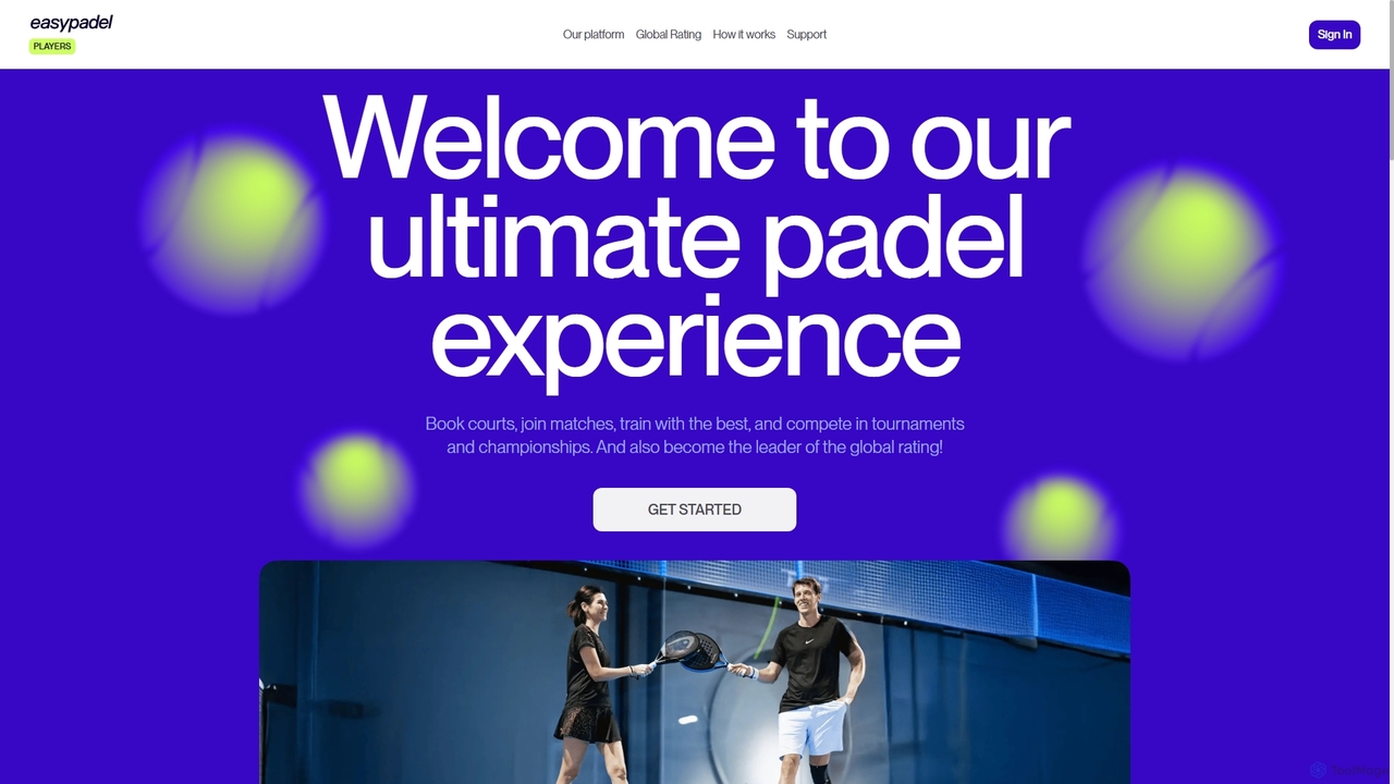 What features does the Easy Padel platform offer? for Easy Padel