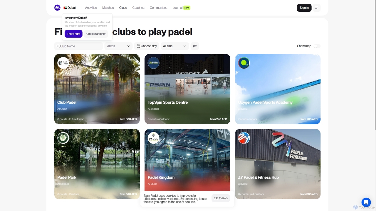Padel tennis courts in Dubai | Easy Padel for Easy Padel
