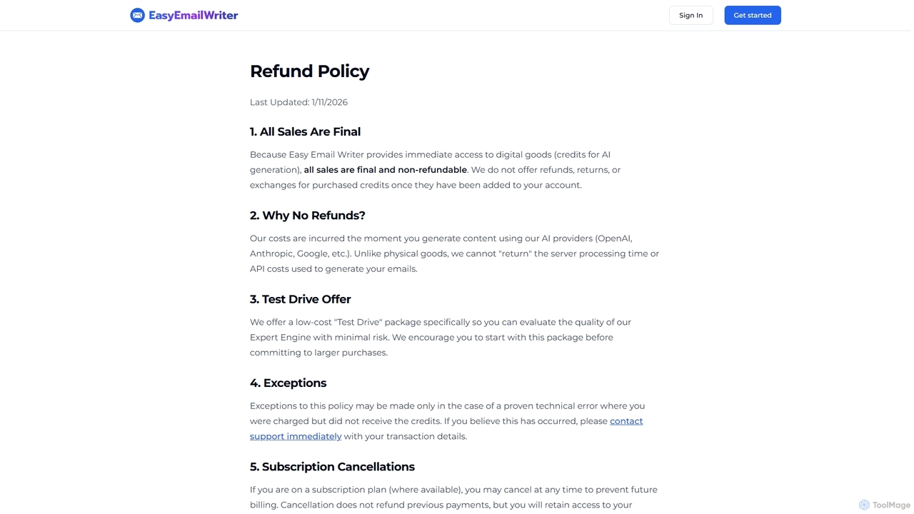 Easy Email Writer - AI Email Sequence Generator for EasyEmailWriter