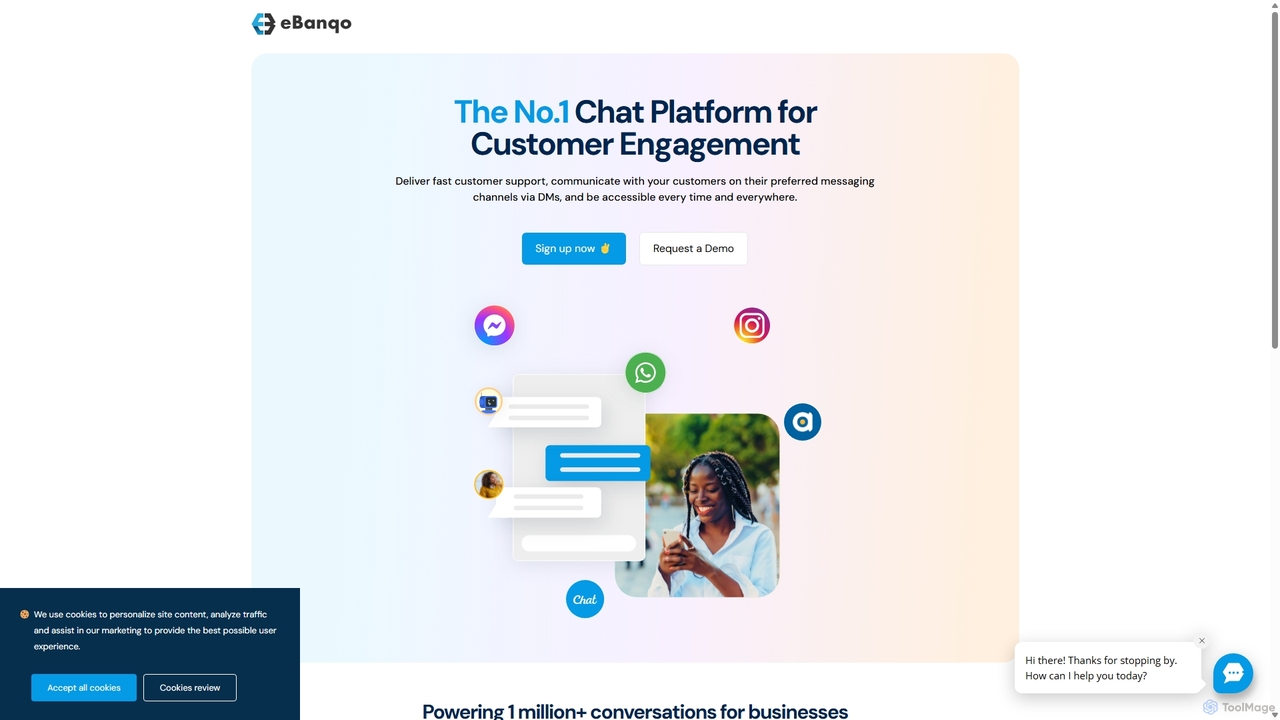 eBanqo | No.1 Conversational AI for Customer Engagement for EBanqo