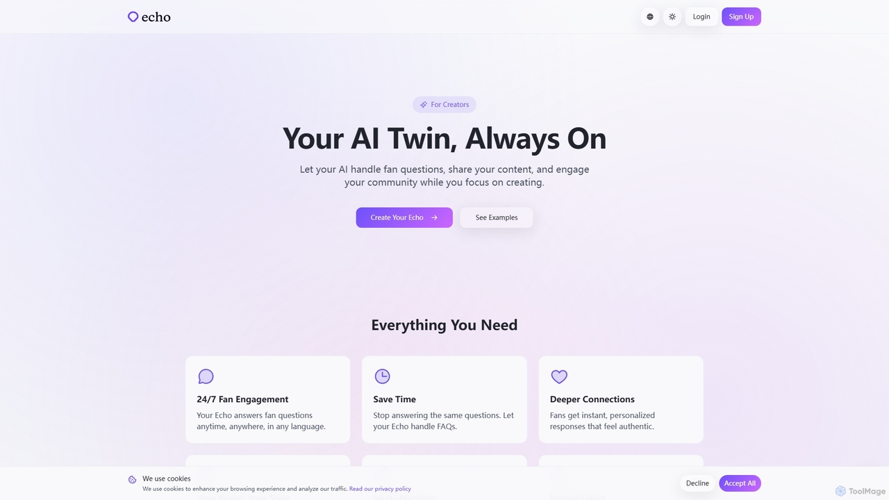 For Creators | Echo AI for Echo AI