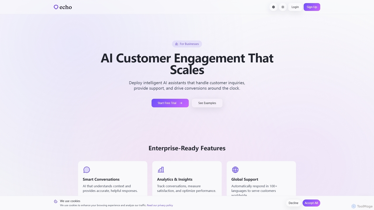For Businesses | Echo AI for Echo AI