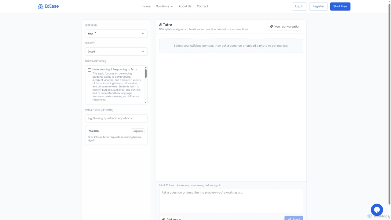 Student AI Tutor | EdEase | EdEase for EdEase