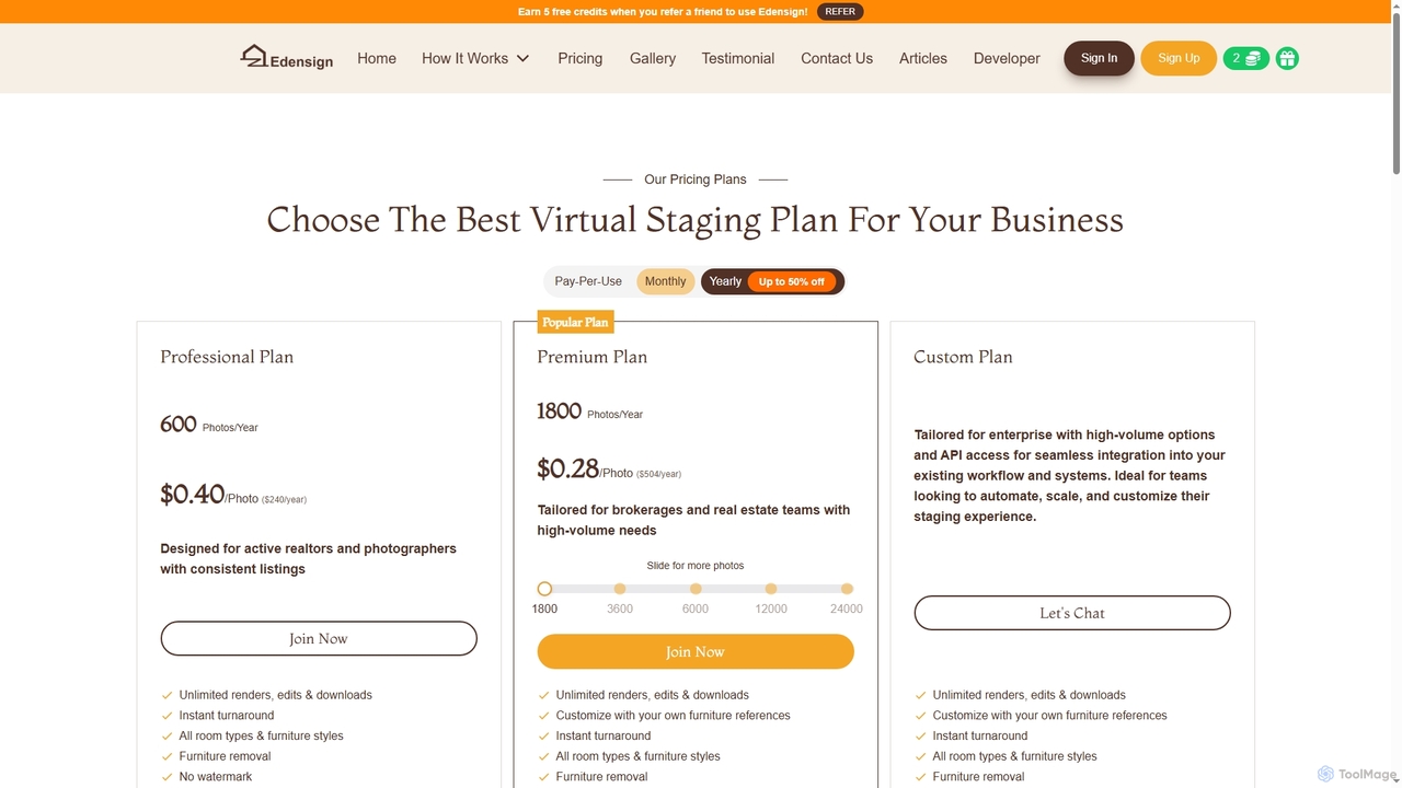 Edensign - AI-Powered Virtual Staging That Instantly Elevates Real Estate Listings for Edensign
