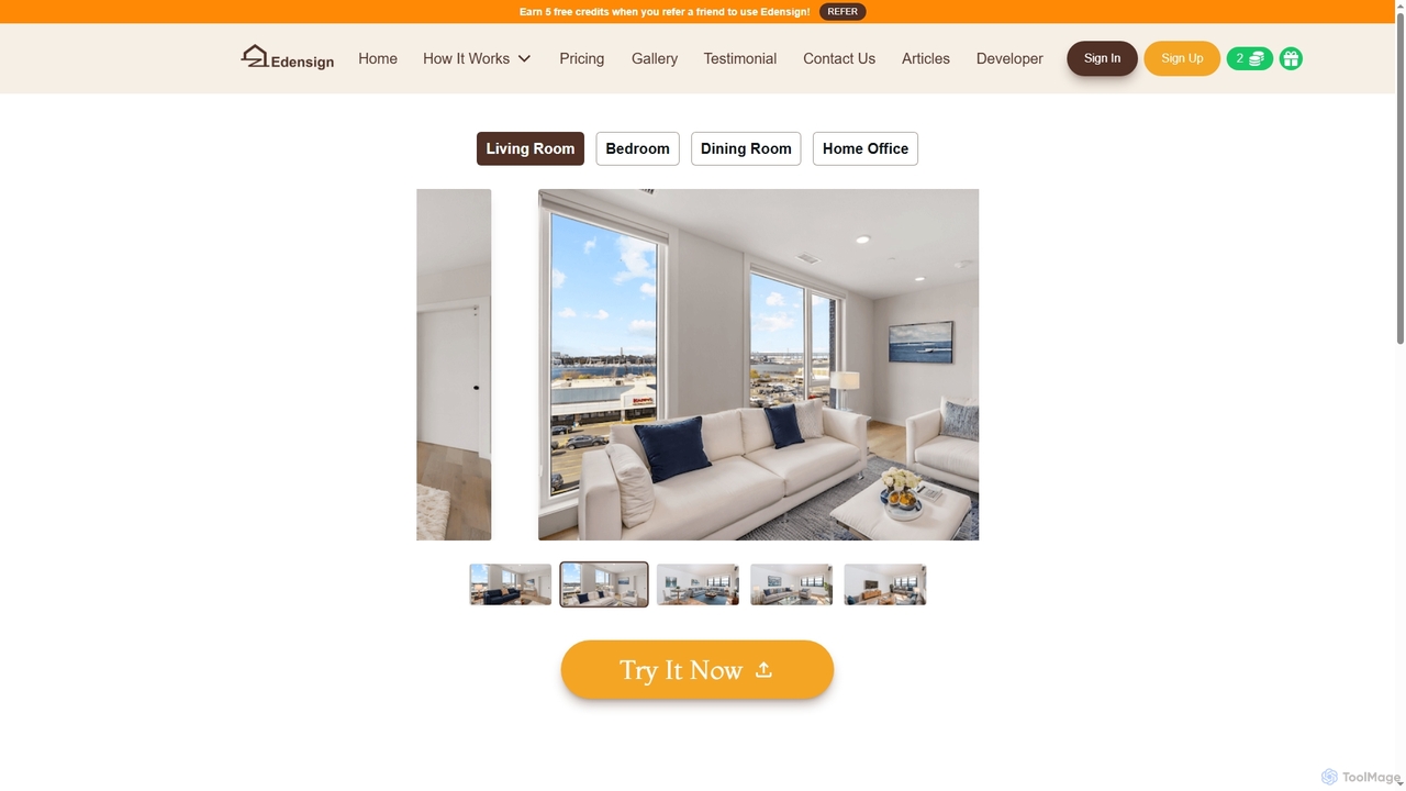 Edensign Gallery | AI Virtual Staging Before & After Examples for Edensign