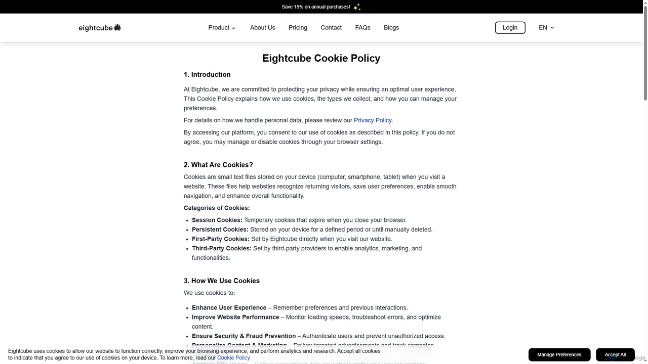 Eightcube: Your Guide to Cookie Management for Eightcube