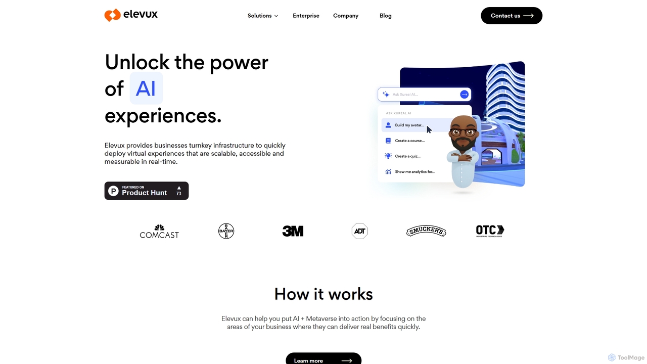 Elevux - The #1 Platform for Sales Enablement and Training. Powered by The Metaverse And AI. for Elevux