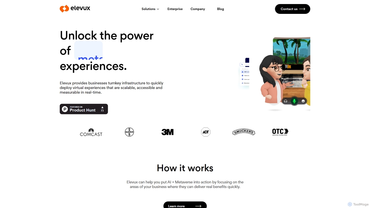 Elevux - The #1 Platform for Sales Enablement and Training. Powered by The Metaverse And AI. for Elevux