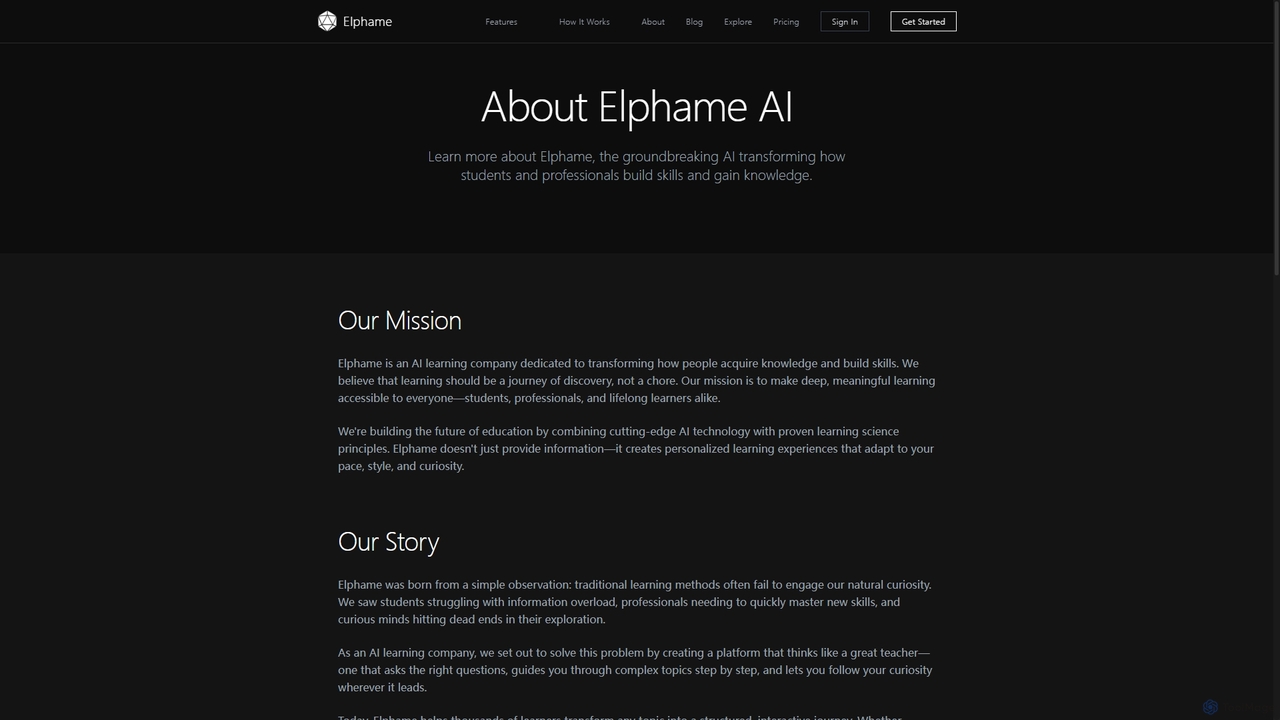 About Elphame | AI learning company for Elphame