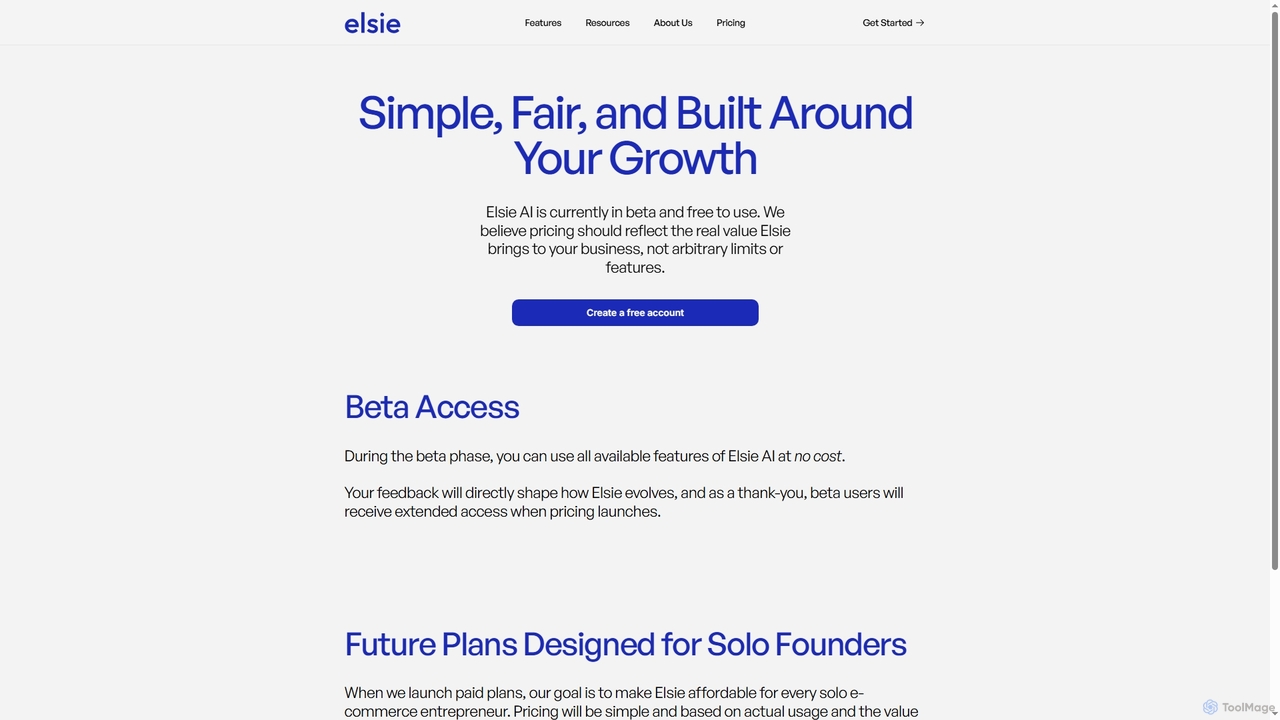 Pricing | Elsie AI for Elsie