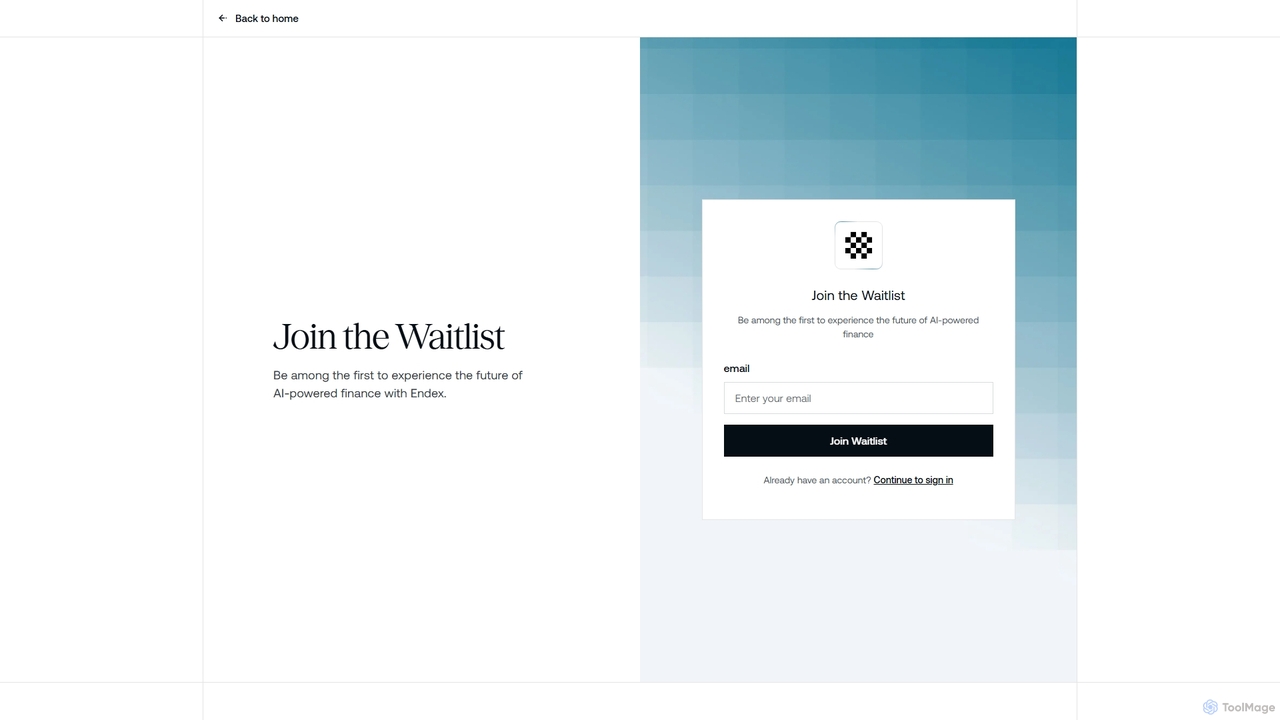 Join the Waitlist | Endex for Endex