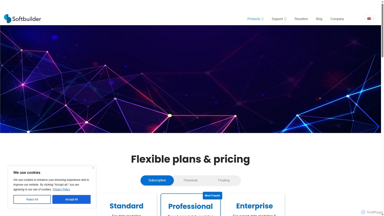 pricing - Softbuilder for ERBuilder Data Modeler