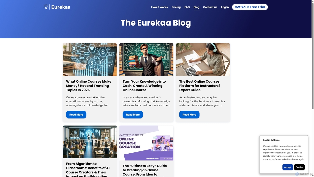 Eurekaa | Validate and create course in record time for Eurekaa