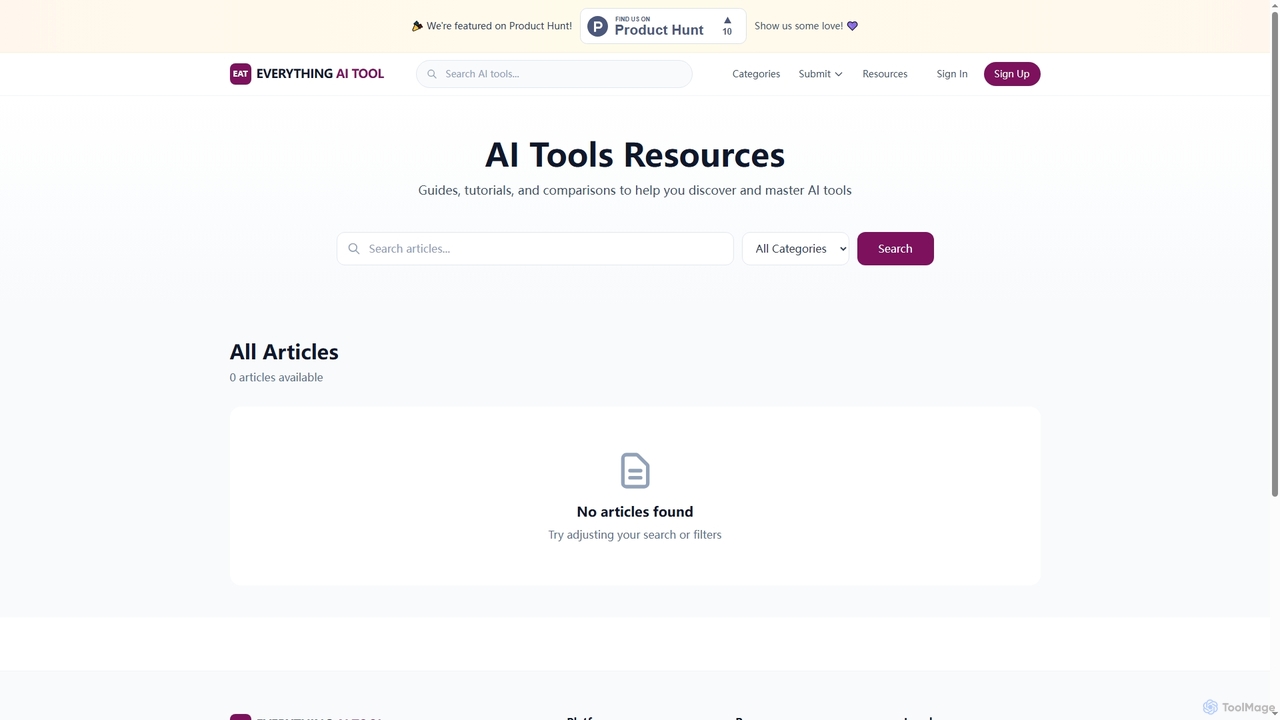 AI Tools Resources & Guides for Everything AI Tool