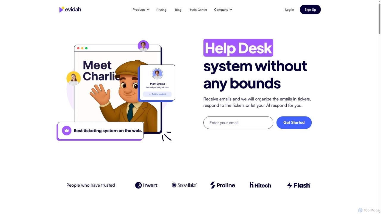 Help Desk - Evidah | Auto Email Responses for Evidah