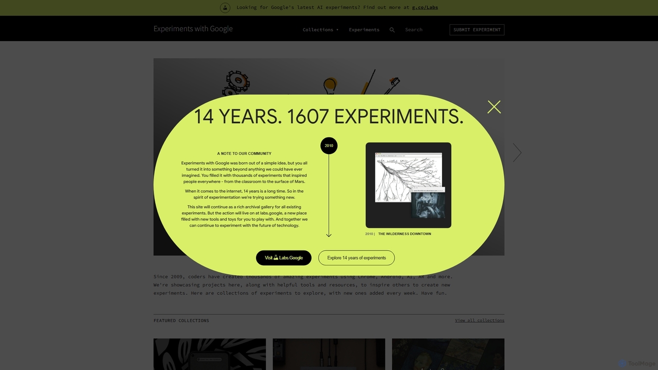 Experiments with Google