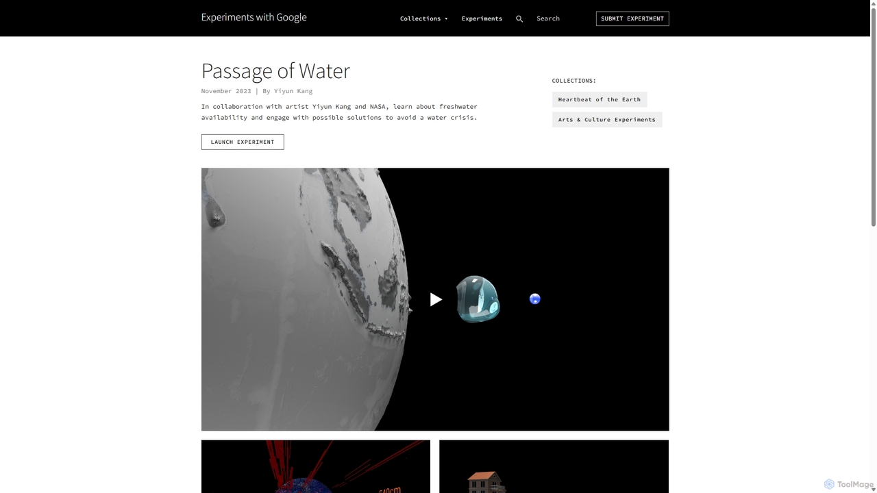 Passage of Water by Yiyun Kang - Experiments with Google for Experiments with Google