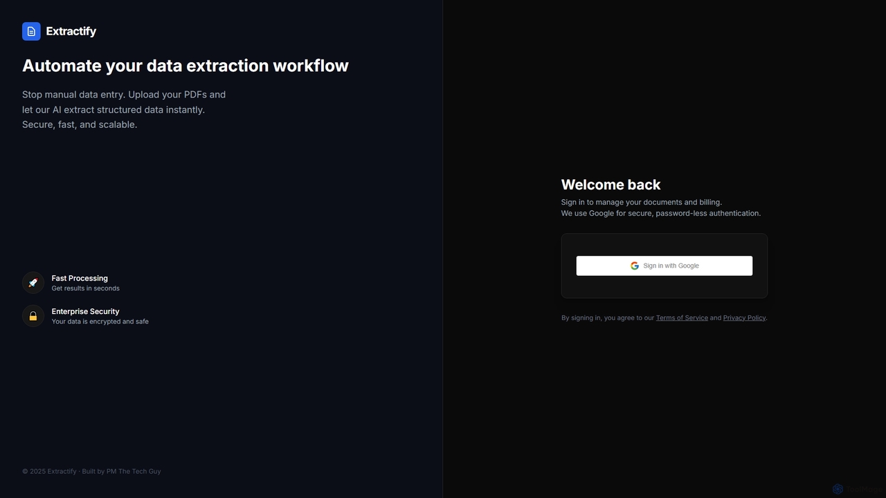 Extractify – Document Processing Made Simple for Extractify