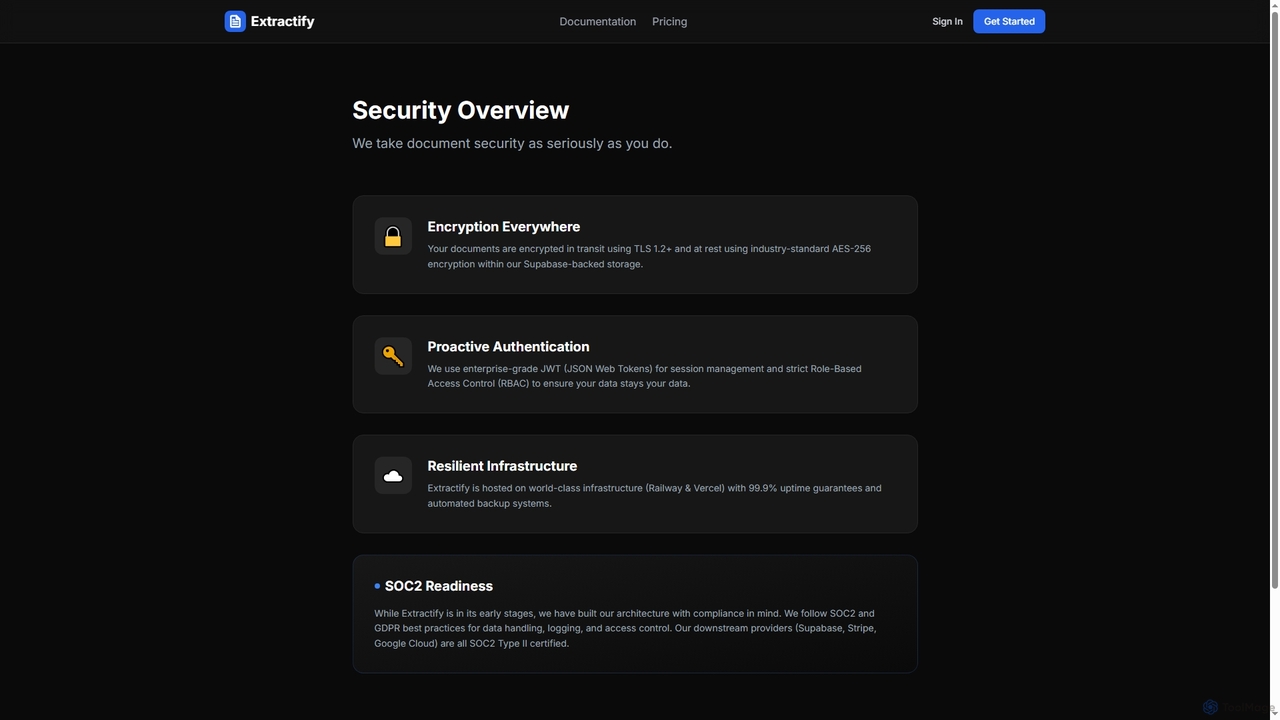 Security | Extractify | Extractify for Extractify