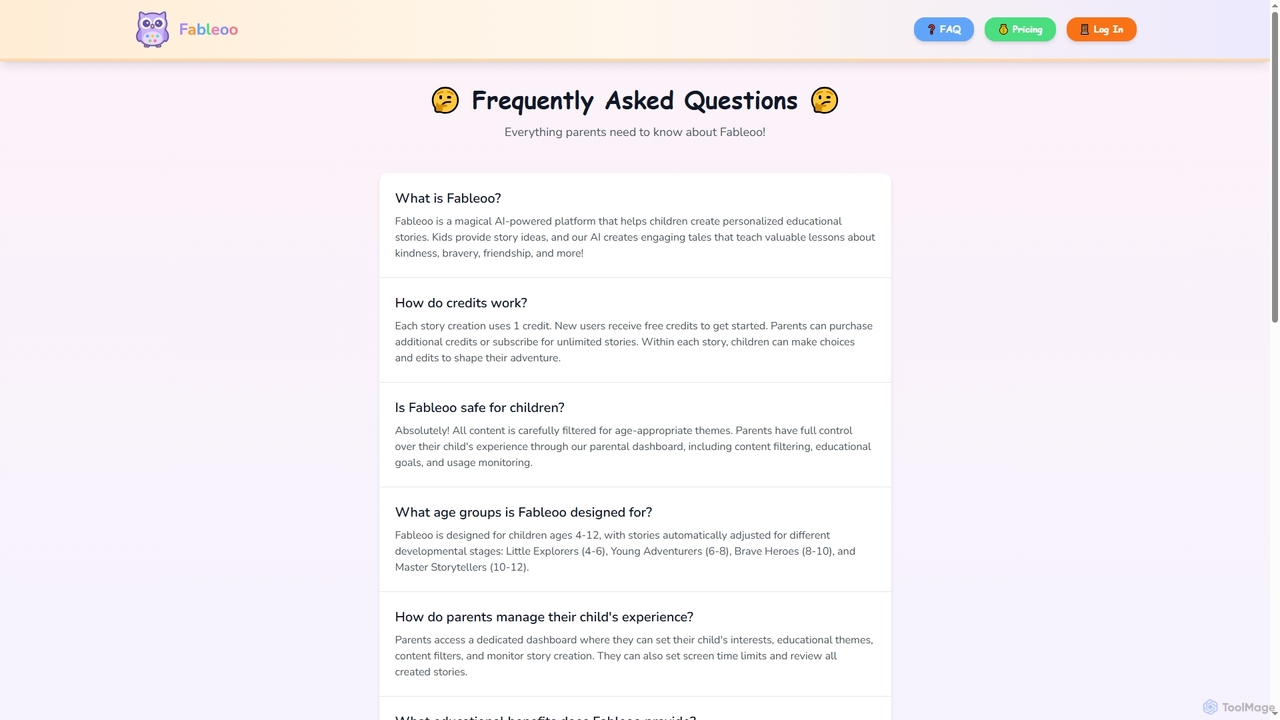 Frequently Asked Questions - Fableoo | Fableoo for Fableoo