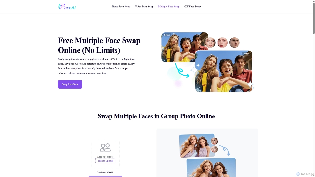 100% Free Multiple Face Swap Online (No Sign up) for Face AI